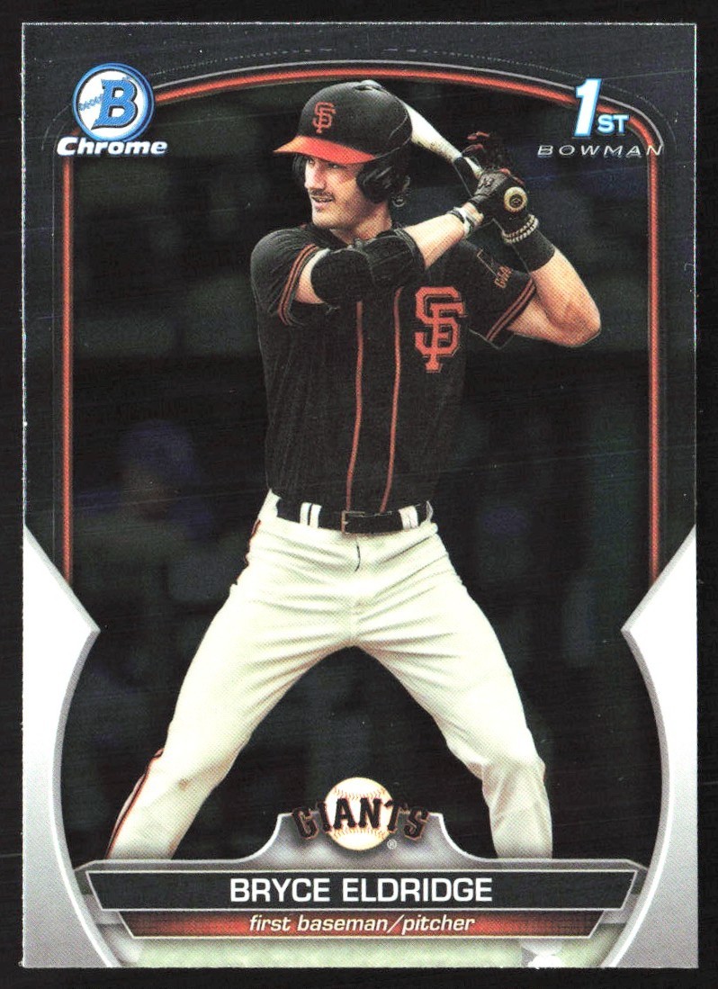2023 Bowman Draft Chrome Prospects Bryce Eldridge #BDC-107 GS1-1