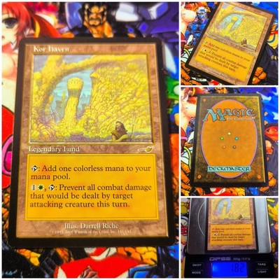 MTG Kor Haven    NM Nemesis 2000 Magic Card Legendary Land Og Rare 
