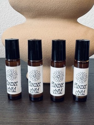 Flower Child Perfume Oil 10ml Roller Ball Grapefruit Honeysuckle Freesia Citrus