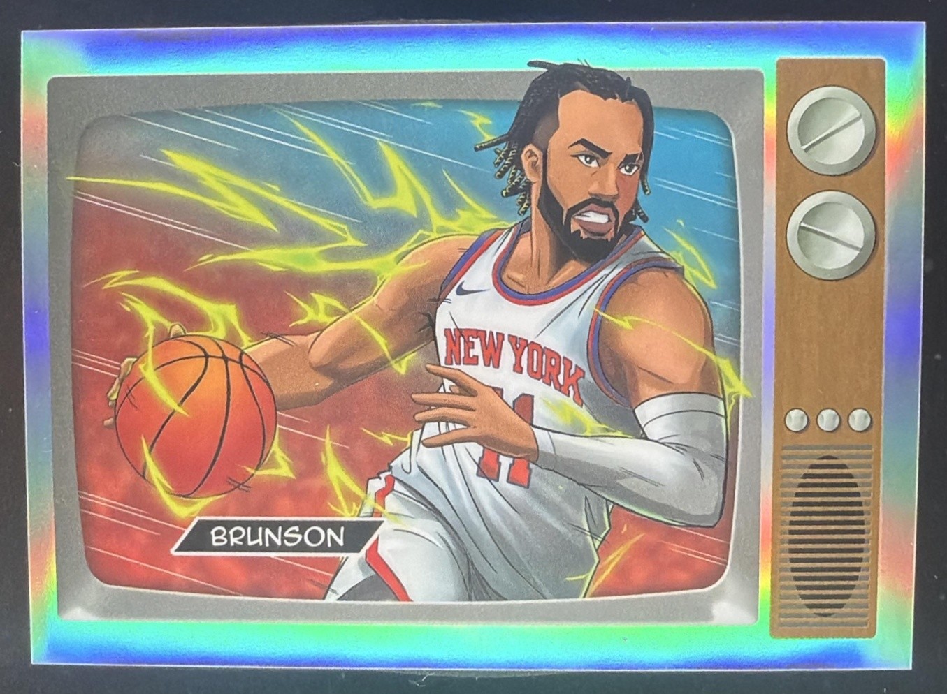 2025-26 Bowman Basketball Jalen Brunson Anime #NBA-A2 SSP New York Knicks