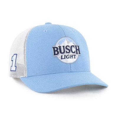 Men's '47  Light Blue Ross Chastain Sponsor Logo Side Patch Trucker Adjustable