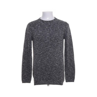Crocker, Strickpullover, Größe: S, Weiß/Grau, Acryl/Baumwolle/Polyester #VwU