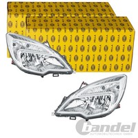 2X Hella Halogen Scheinwerfer Satz Passend FüR Opel Meriva Links+Rechts