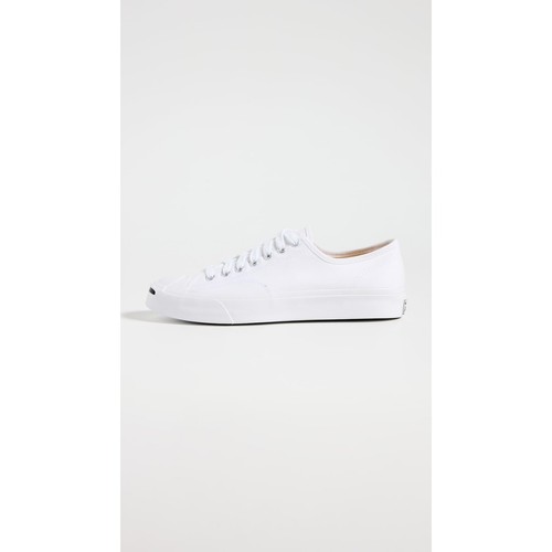 Sneakers Converse Jack Purcell in tela bianche unisex 10,5 uomo/12 donna nuove con etichette - Foto 5 di 6