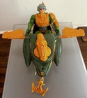 Vintage 1981 MOTU He-Man Man of Arms & Wind Raider
