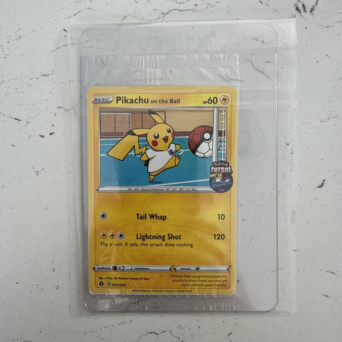 Pokémon TCG Futsal Promo Card Pikachu On the Ball 001/005 SEALED