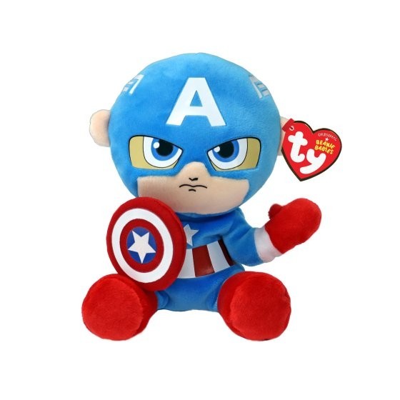 Ty Beanie Babies MARVEL Captain America 20 Cm
