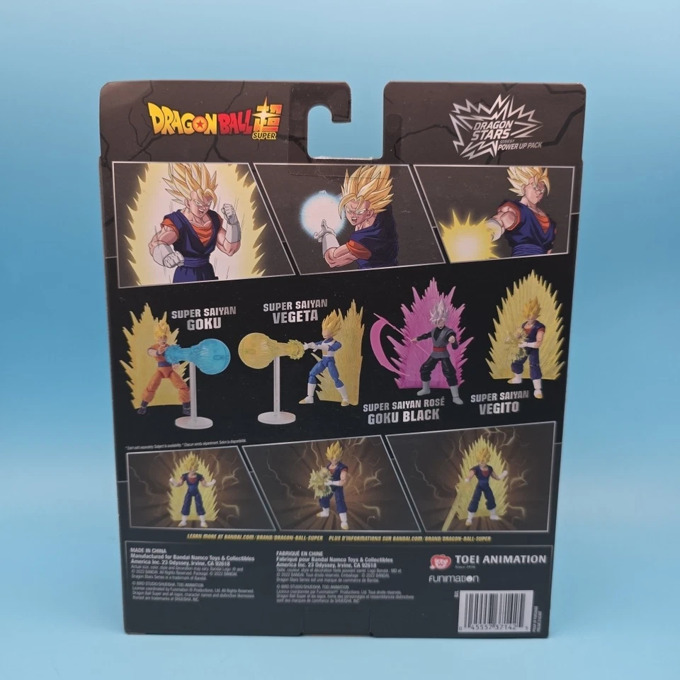 Boneco Dragon Ball Super Dragon Stars Super Saiyajin Vegito Power-Up 6” novo - Imagem 2 de 3