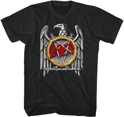 Slayer - Slayer - Silver Eagle T-Shirt - Large Black TS4416SLAA3 [New ] Black, L