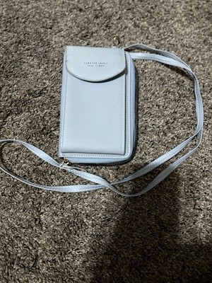 Blue Crossbody Purse Classic with Adjustable Strap for Women with Adjustable