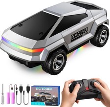 WayEee 1/24 Remote Control Car Cyber RC Truck, RC Cars with Colorful Lights ...
