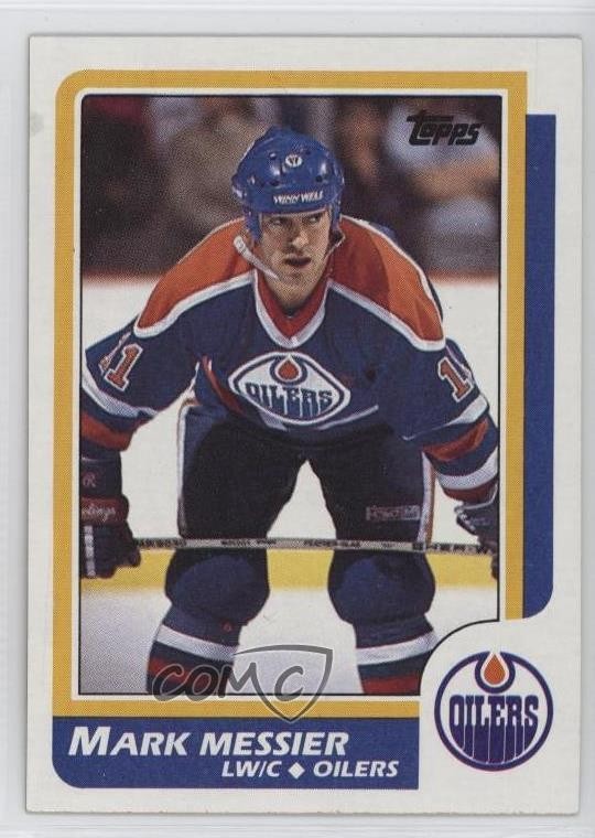 1986-87 Topps Mark Messier #186 HOF