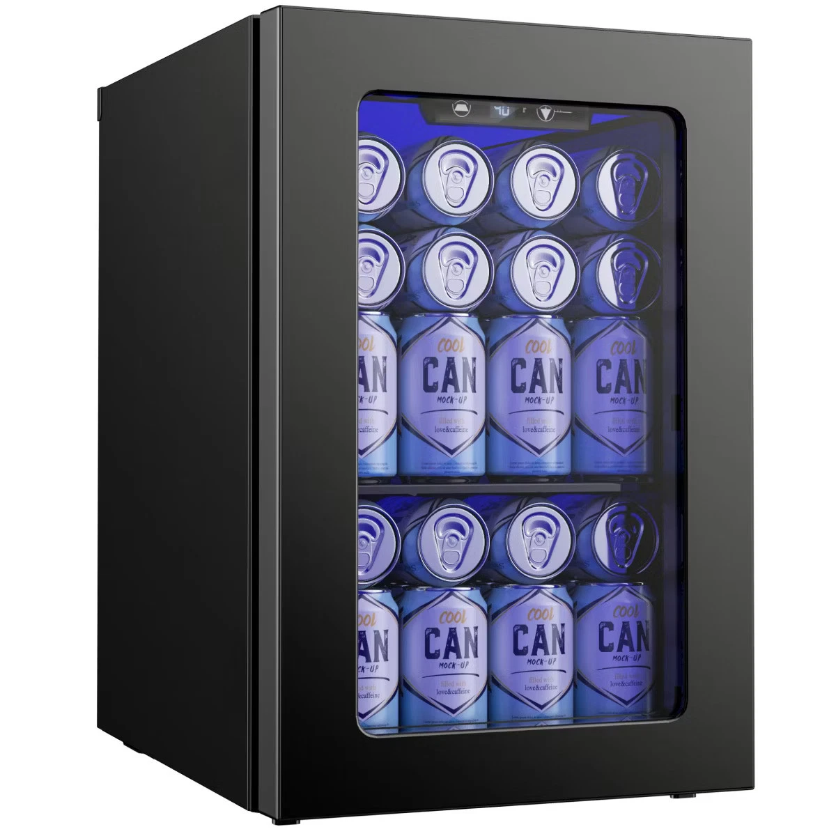 Countertop Beverage Refrigerator Cooler 24 Cans 0.6 cu.ft Adjustable Temp Mini
Opens in a new window