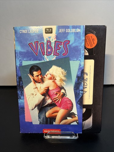 Vibes (1988) Blu-ray Cyndi Lauper / Jeff Goldblum Factory Sealed With Slip Cover - Picture 1 of 11