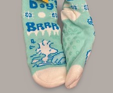 Peanuts Snoopy Sherpa Lined Non-Slip Slipper Socks - One Size Fits Most NEW