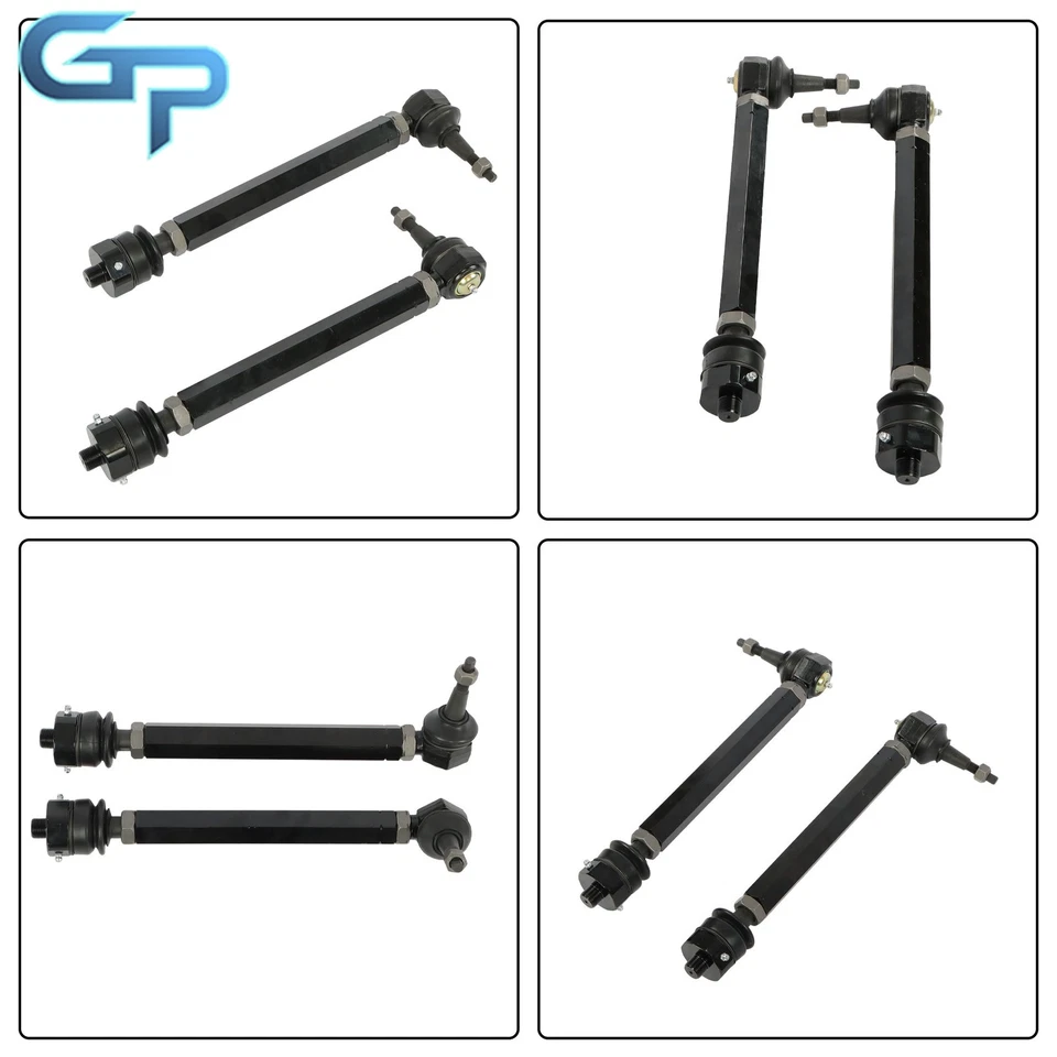Pair Heavy Duty Tie Rods For 11-23 Chevy Silverado GMC Sierra 2500HD 3500HD 6.6L - Image 2 of 4