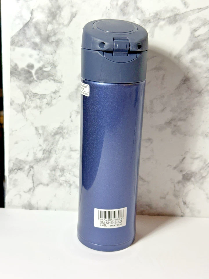 Taza de acero inoxidable Zojirushi, 16 oz, azul ahumado Foto 2 de 4