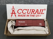 Accurail HO #4605  Wabash 40' USRA DBL Sheath Box #79834 Unassembled Kit IOB