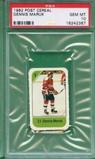 1982 POST CEREAL #21 DENNIS MARUK PSA 10 GEM MINT POP 4