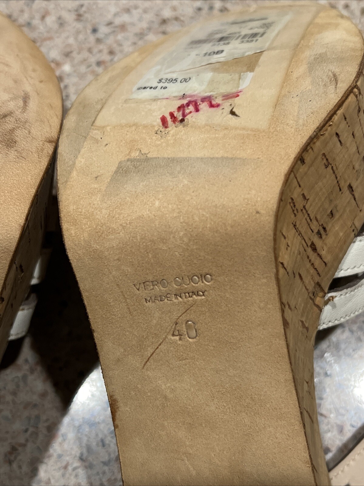 GASTONE LUCIOLI PLATFORM CRISS-CROSS STRAP WOMEN'S $395