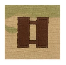 USAF OCP Black Rank 2x2 Sew On - O3 Captain