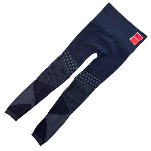 Leggings Spanx senza cuciture navy moto senza cuciture lunghezza intera piccoli nuovi con etichette - Foto 4 di 5
