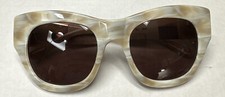 New Gwen Stefani LAMB LA531 Women's Plastic Sunglasses Color: Bone 51-21-135
