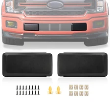 Front Bumper Guards Inserts Pads End Caps Cover Set Fit For Ford F150 2018-2020