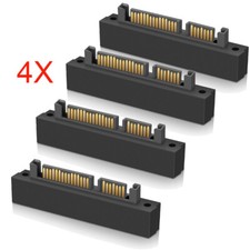 4pcs SFF-8482 Computer Cable Connectors SAS to SATA 22 pin HDD Raid Adapter