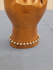 sterling silver beaded ball bracelet 7  10g.