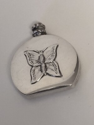 Vintage Sterling Silber Duft Flachmann Parfum Flakon London 1990 ARI D NORMAN