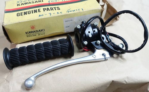 KAWASAKI G3SS G3TR G7 G7T G7TA G7S KV75 MT1 KH100 SWITCH LH GRIP LEVER SET NOS - Picture 7 of 7