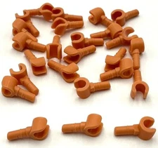 Lego 25 New Nougat Hands Minifigure Parts