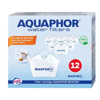 Filterkartuschen MAXFOR+ kompatibel m Tischwasserfilter von BRITA AllInOne 12Stk