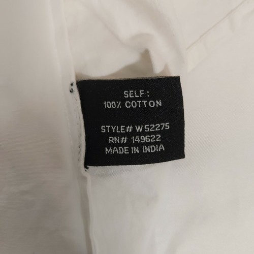 Walter Baker S Nuevo con Etiquetas Bristol Top Blanco Mangas Campana Larga Algodón Precio de venta sugerido por el fabricante $138 - Imagen 7 de 7