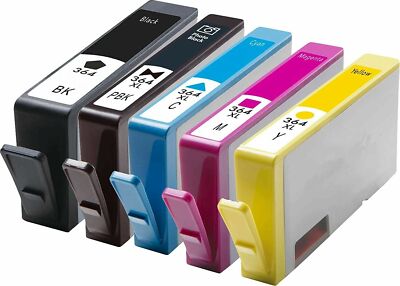 5 x Nicht-OEM CMYK+PBK Tintenpatronen für HP 364XL Photo Smart 7520 5510 6520 5520