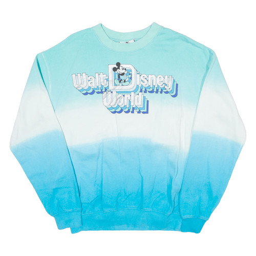 DISNEY Mickey Mouse Womens Sweatshirt Blue XS