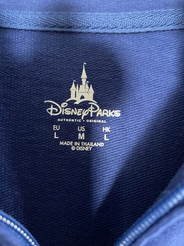 DISNEY PARKS MICKEY AND FRIENDS FLORAL EMBROIDERED FULL ZIP UP TOP MEDIUM - Picture 3 of 5