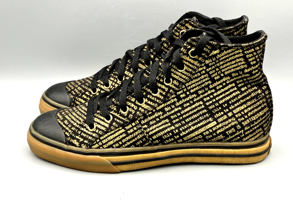 Zapato Deportivo Emerica Etnies Indicador Skateboarding Mujer Negro Dorado EE. UU. Talla 6.5 Foto 4 de 4