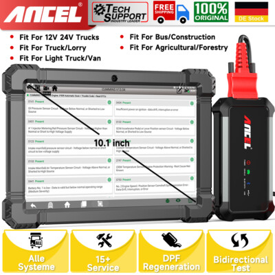 Ancel X7 OBD2 Diagnosegerät Alle System Bidirektionaler IMMO mit 10  Bildschirm