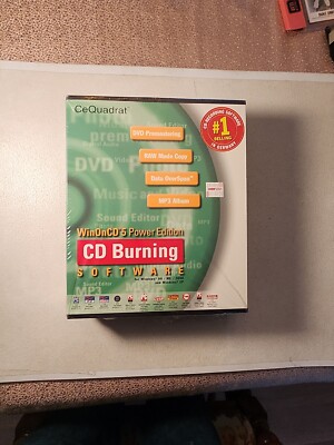Cd Burning Software-CeQuadrant- WinOnCD 5 Power Edition- Premastering, Overspan