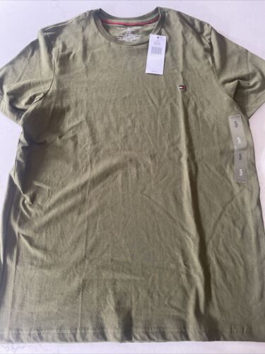 NWT Men's Tommy Hilfiger Short-Sleeve Nantucket Crew Neck Tee Shirt Small Green