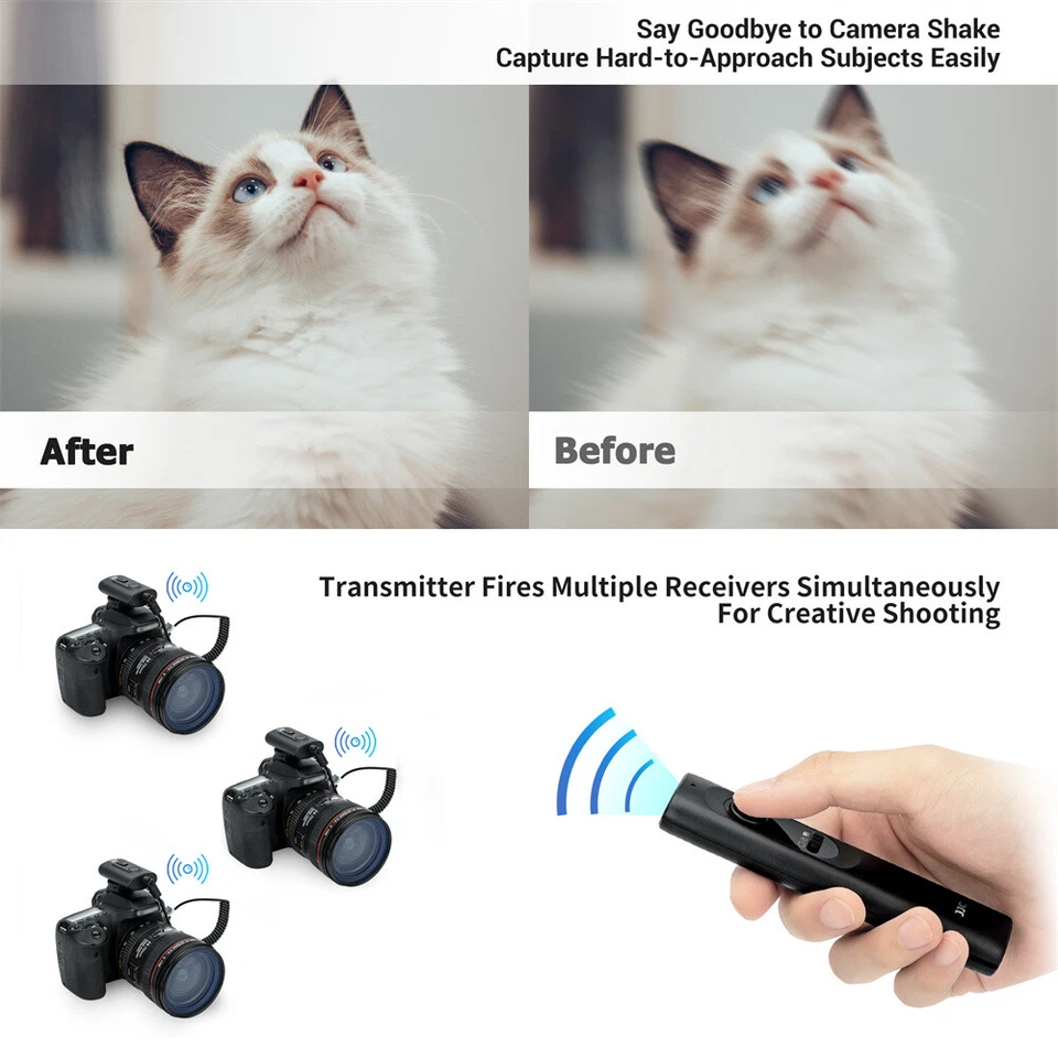 Wireless Remote Control for Canon Camera as RS-60E3 Pentax CS-205 Contax LA-50 - Image 2 of 4