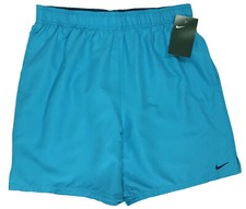 Men's NIKE Aqua Blue Athletic Shorts Swim Trunks S Small NWT NEW NiCe 