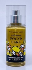 1 BATH  BODY WORKS ICED LEMON POUND CAKE FRAGRANCE MIST SPRAY TRAVEL SIZE 2.5OZ