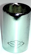 SK Tools 12pt 17mm Standard 1/2" Drive Socket Chrome 23217 *Made In The USA*