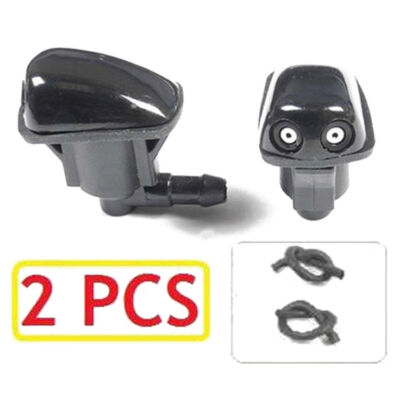 For Jeep Commander WP18 Windshield Washer Nozzle Spray Jet Sprayer 2PCS & Hose