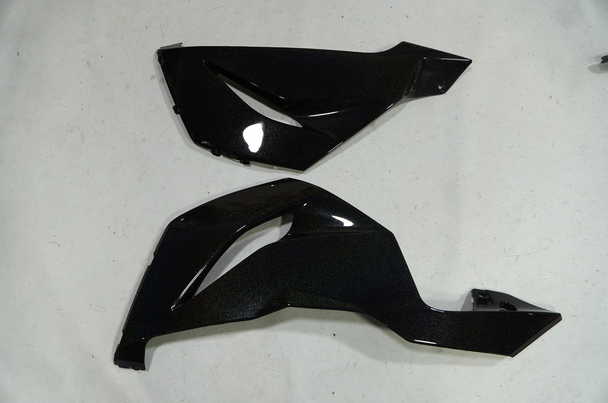 Black Rainbow Style Fairings Kit BodyFor Kawasaki Ninja ZX-6R