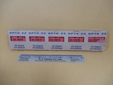 Opto 22 G4 ODC15 Output Modules Qty 5 With 4A Fuses 15 Volt Logic