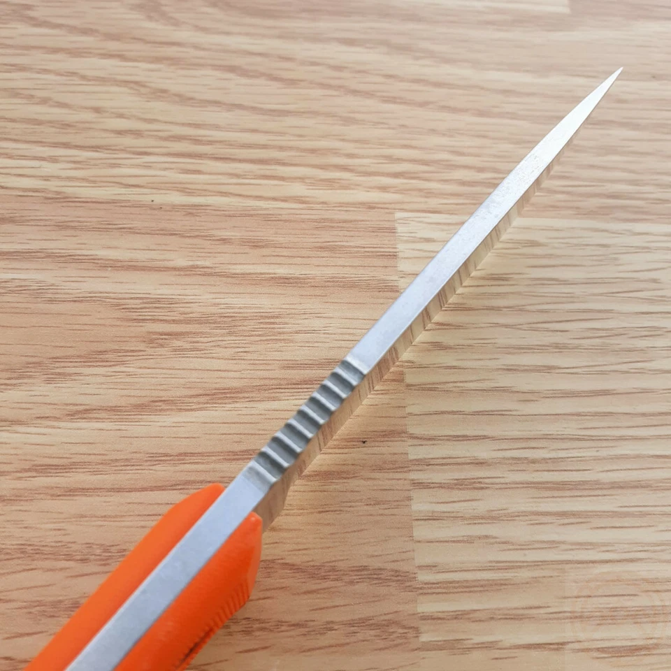 Cuchillo Fijo ESEE Modelo 4 4.5" S35VN Acero Hoja Espiga Completa Naranja Mango G10 Foto 4 de 4